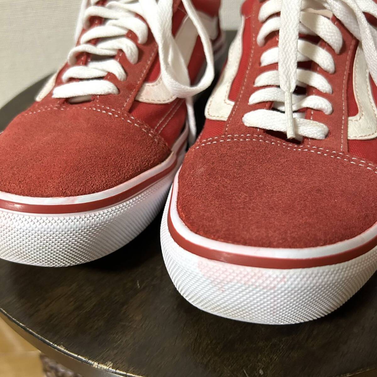 訳ありレディース23 5cm vansバンズ ULTRA CUSH 赤 色移り有り 訳ありレディース23 5cm vansバンズ ULTRA CUSH 赤 色移り有り
