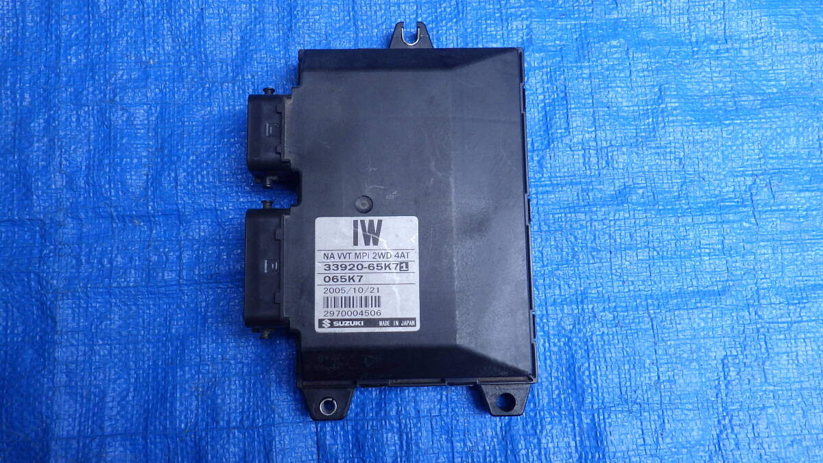 H17年　ワゴンR　MH21S 　純正　 エンジンコンピューター ECU 33920-65K7　K6A　動作確認済み　送料600円　管K0818-2
