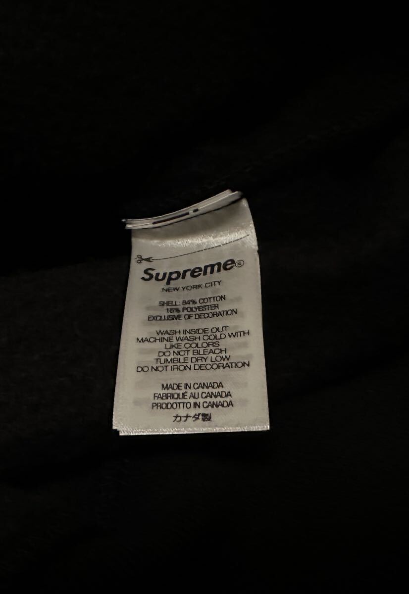 新品未使用 Supreme S Logo Zip Up Hooded Sweatshirt Black 新品未使用 Supreme S Logo Zip Up Hooded Sweatshirt Black
