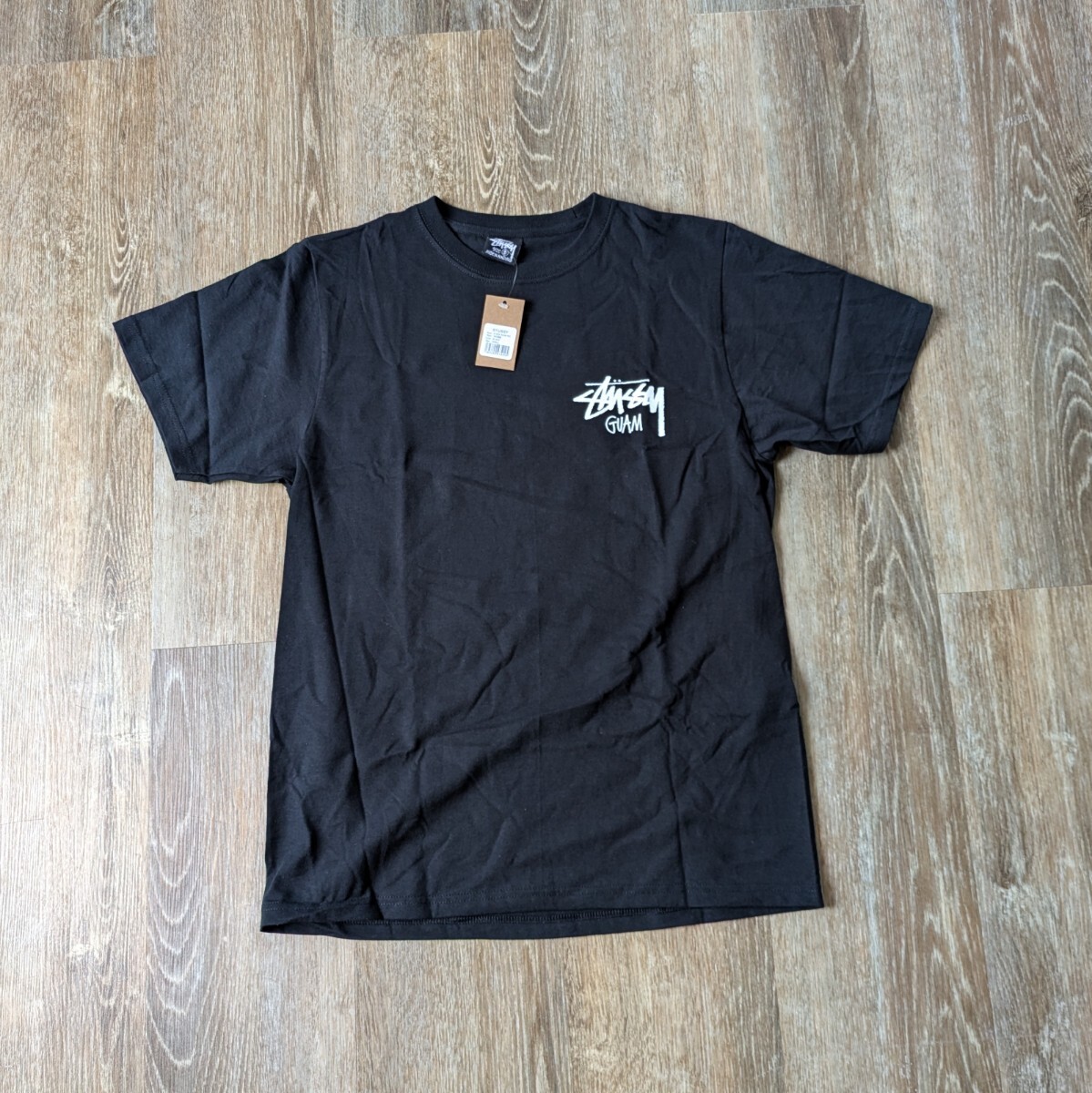 新品】Stussy Tシャツ S ブラック グアム限定 黒 3903865【未 新品】Stussy Tシャツ S ブラック グアム限定 黒 3903865【未