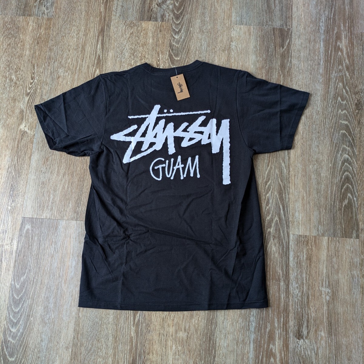 新品】Stussy Tシャツ S ブラック グアム限定 黒 3903865【未 新品】Stussy Tシャツ S ブラック グアム限定 黒 3903865【未