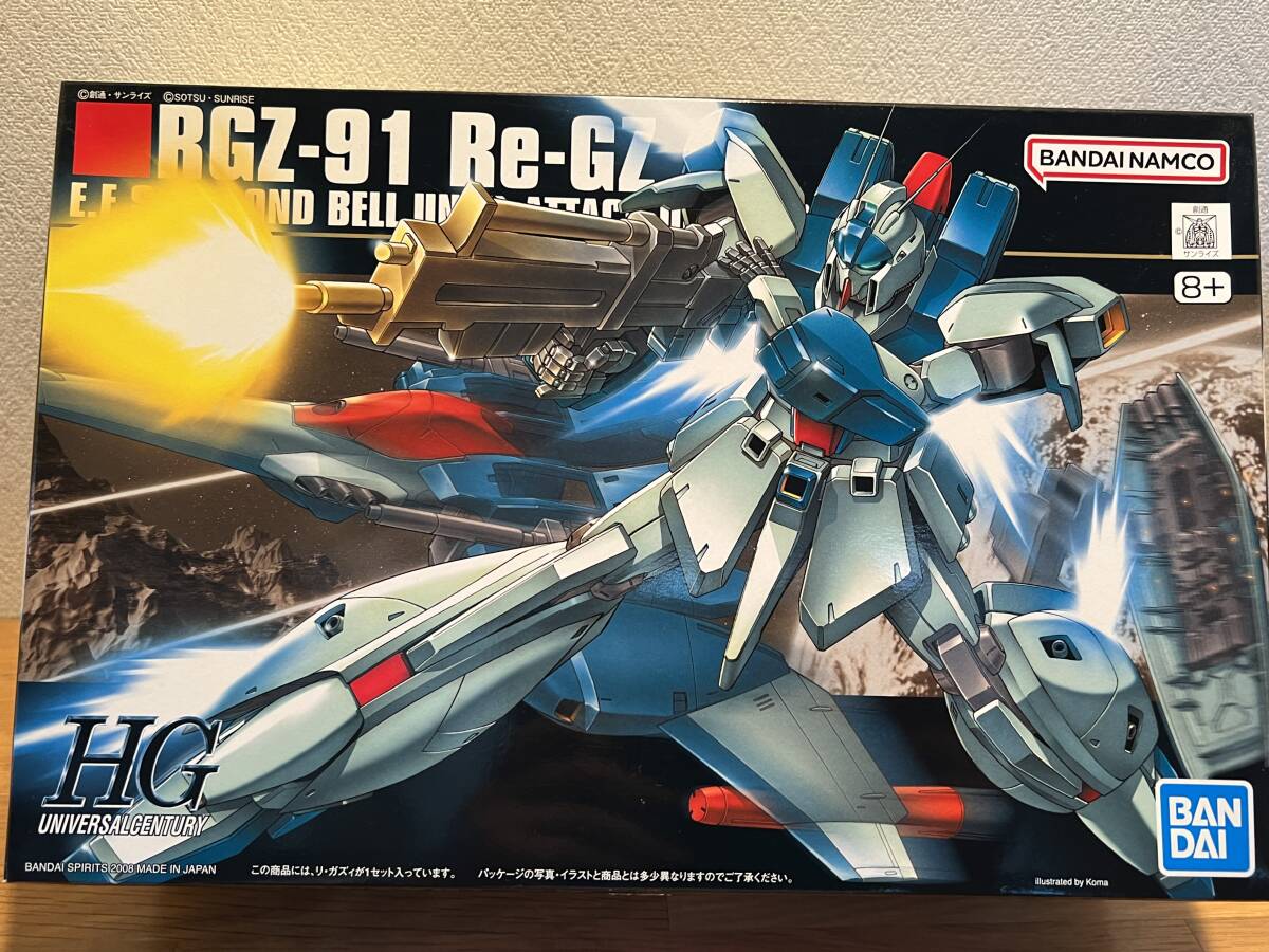 新品未開封 機動戦士ガンダム逆襲のシャア HG 1/144 リ・ガズィ RGZ-91 Re-Gz 085