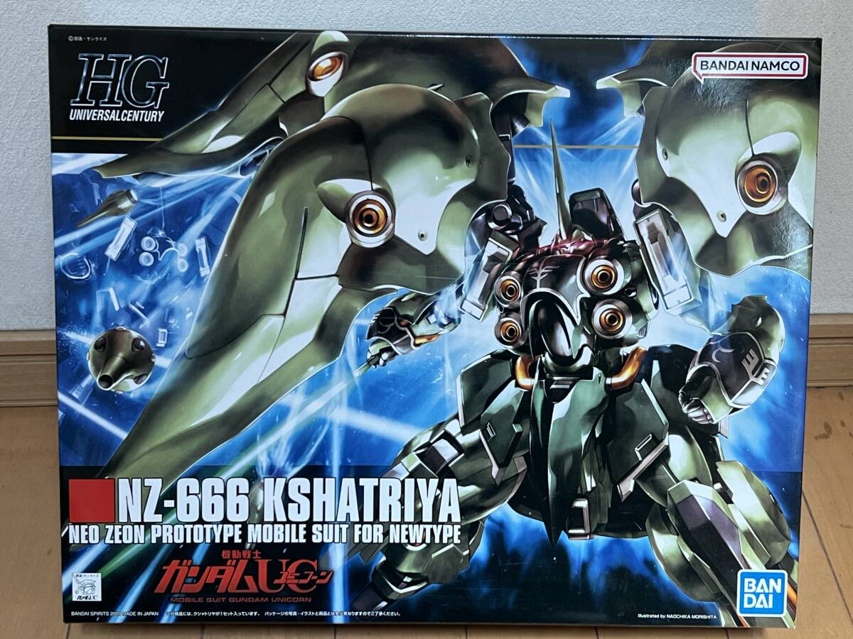 新品未開封 機動戦士ガンダムユニコーン HG 1/144 NZ-666 クシャトリヤ
