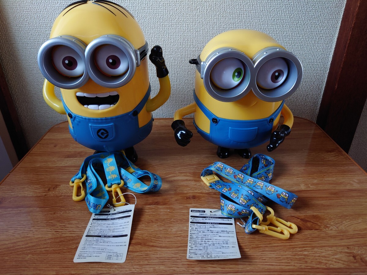 ミニオンポップコーンバケツ 2体 USJ ユニバ ポップコーンバケツ ミニオンポップコーンバケツ 2体 USJ ユニバ ポップコーンバケツ