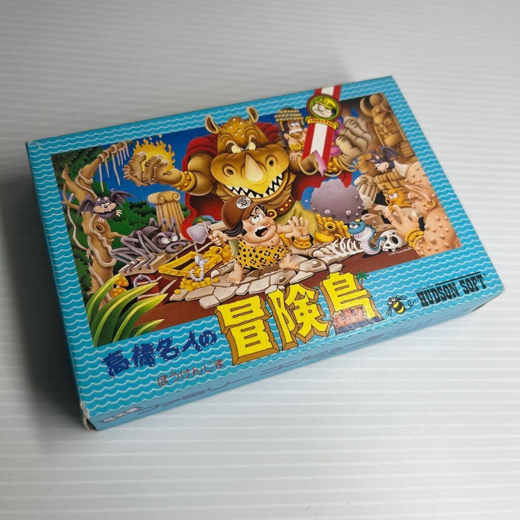 【準美品・1円スタート】ファミコンソフト　高橋名人の冒険島 FC 
