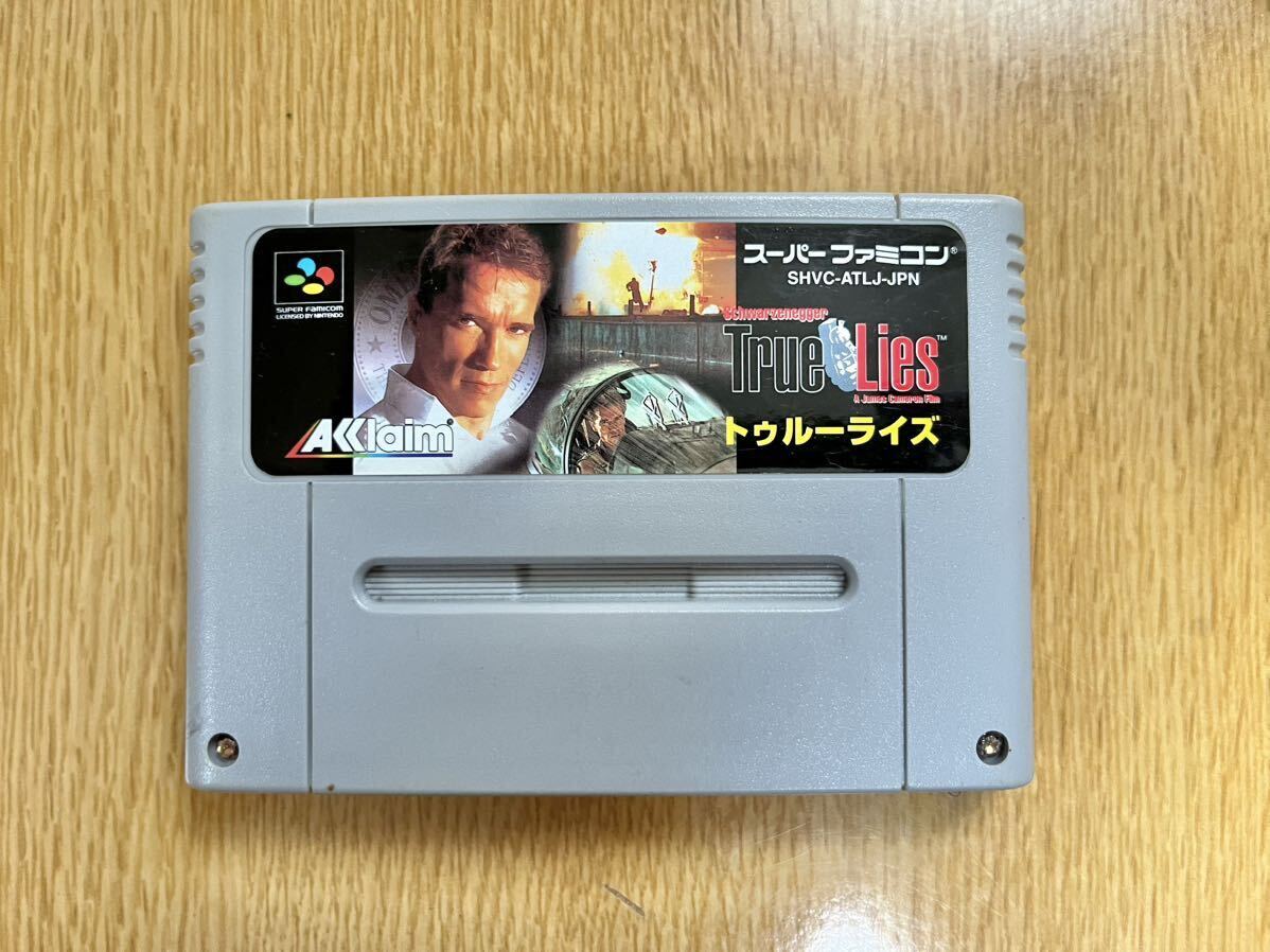 トゥルーライズ True Lies スーパーファミコン SFC ソフト 動作確認済 レトロ 1円