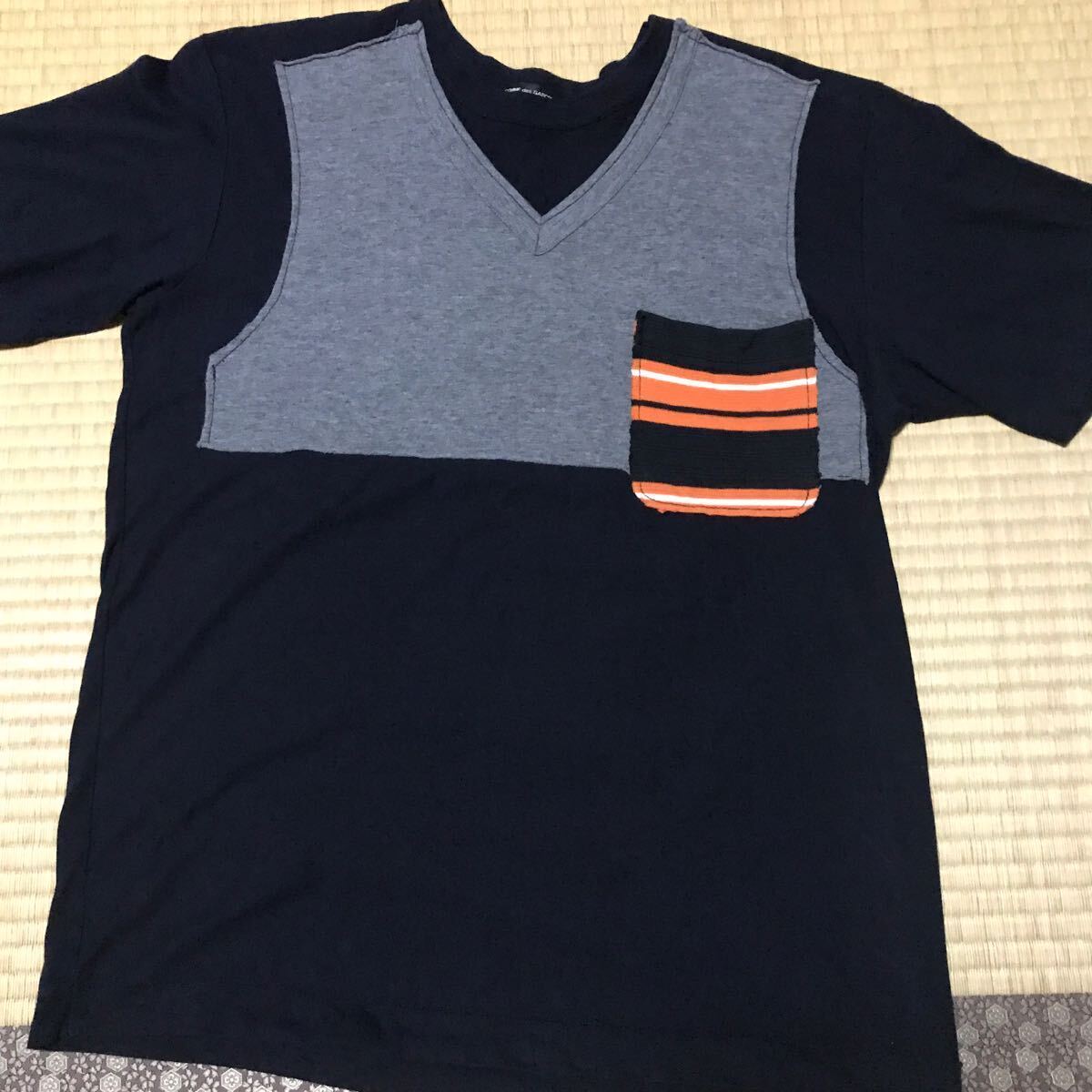 COMME des GARCONS HOMME PLUS コムデギャルソンオムプリュス　Tシャツ ポケットTシャツ カットソー　半袖Tシャツ トップス ドッキングtee