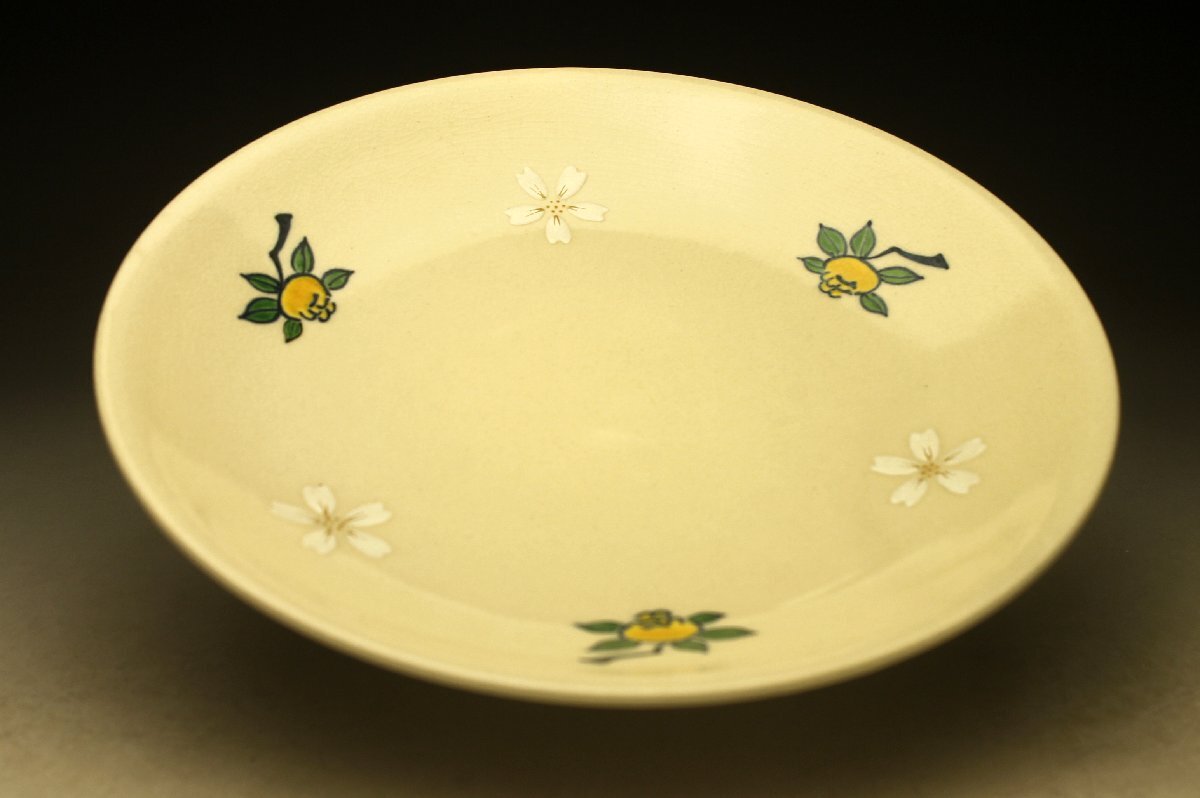 [ более .].. обжиг в печи . видеть ... цветная роспись Sakura .. высота кубок * вместе без коробки царапина прекрасный товар < включение в покупку возможно >