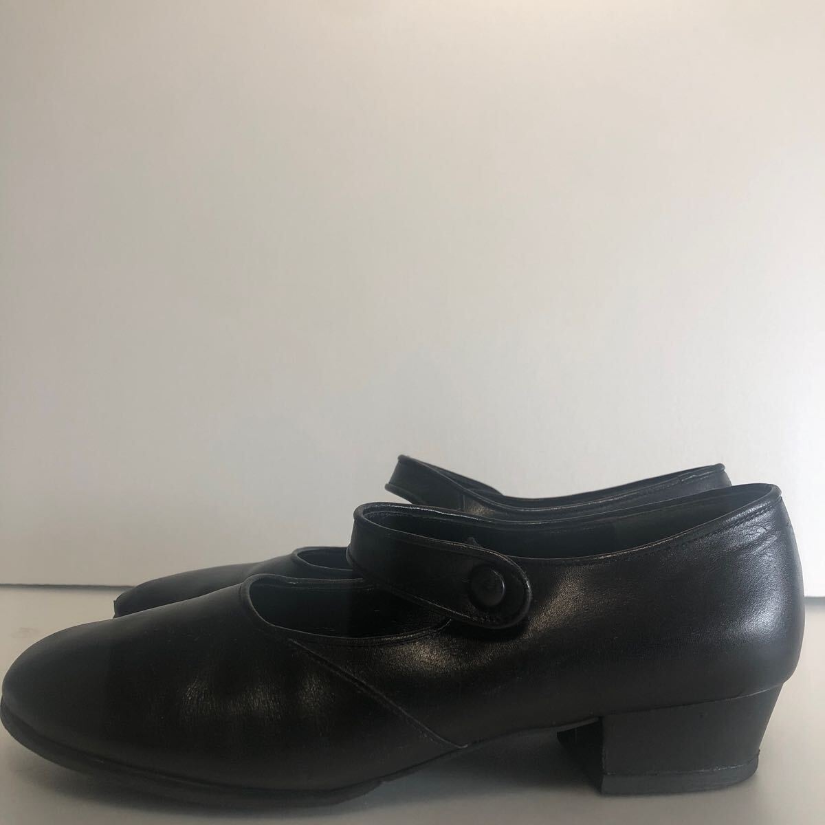 tricot comme des garcons ギャルソン　パンプス　バレーシューズ　革靴　古着　靴　黒　ブラック　オールブラック