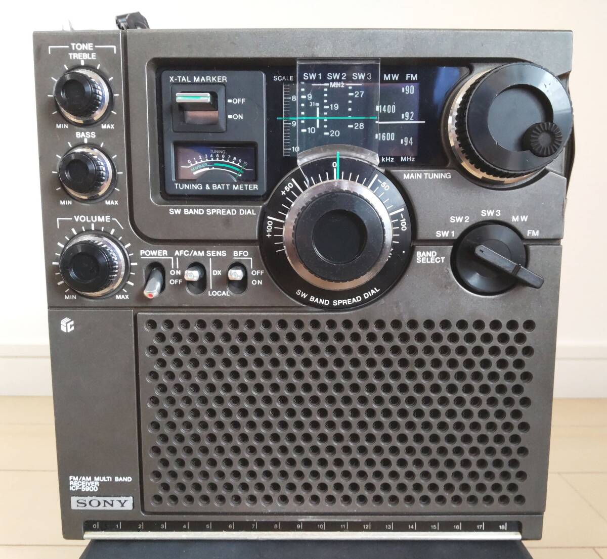 Yahoo!オークション - 【BCL名機】ICF-5900(スカイセンサー Yahoo!オークション - 【BCL名機】ICF-5900(スカイセンサー