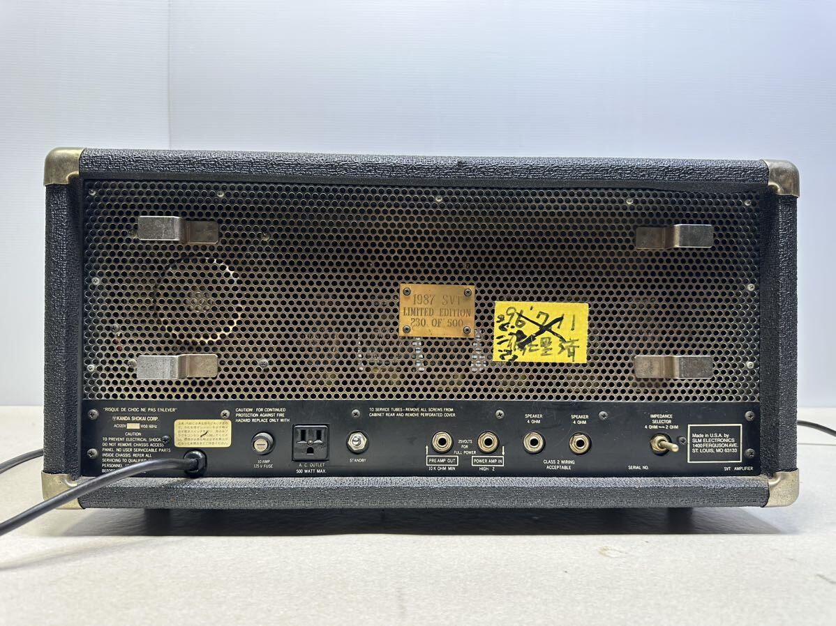 Ampeg SVT-350 ベース用アンプ（ジャンク品） 2025年最新】ampeg svt-350の人気アイテム - メルカリ