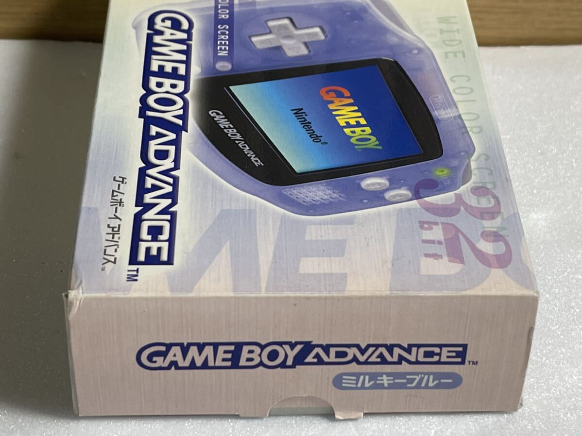 ゲームボーイアドバンス 本体 ミルキーブルー 箱付き 動作OK ゲームボーイアドバンス 本体 ミルキーブルー 箱付き 動作OK