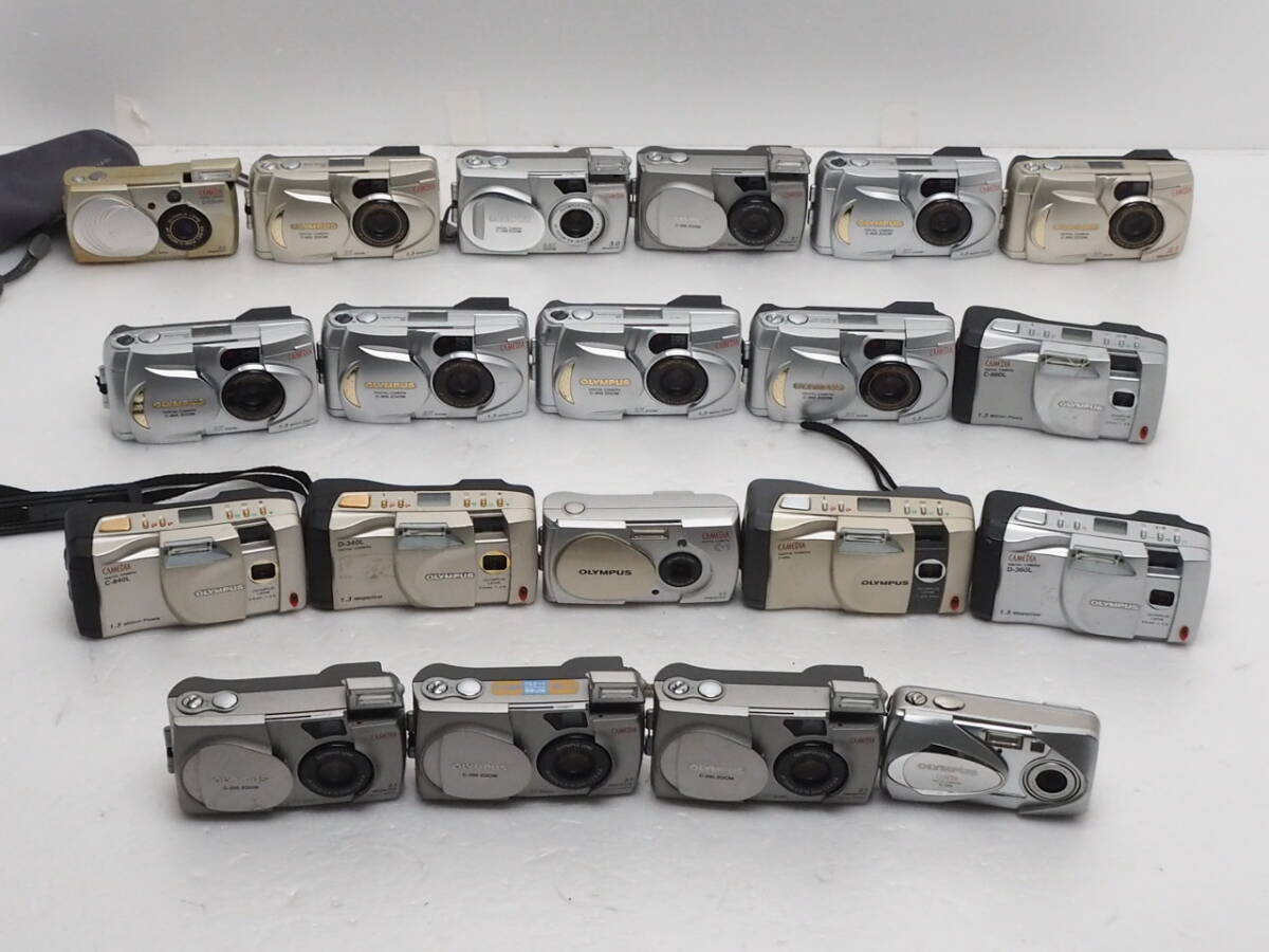 ★訳あり大特価★ デジカメ20台まとめ オリンパス OLYMPUS CAMEDIA ★動作未確認 #TA6199 