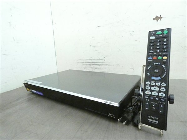 2TB☆12年☆ソニー/SONY☆HDD/BDレコーダー☆BDZ-ET2000☆リモコン付☆3番組同時録画/3D対応機 管CX22289