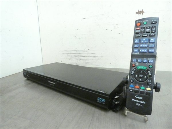 500GB☆11年☆パナソニック/DIGA☆HDD/BDレコーダー☆DMR-BRT300☆リモコン付☆3D対応機 管CX22372