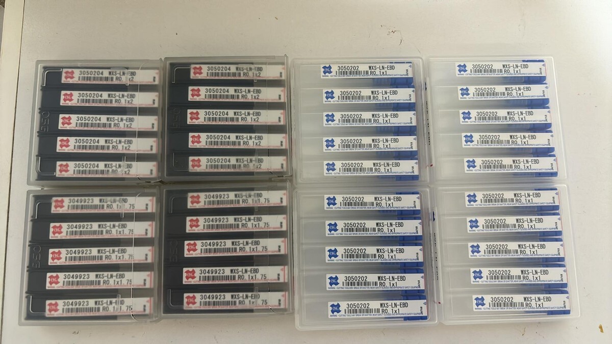 OSG 超硬ボールエンドミル WXS-LN-EBD R0.1・40本セット・ 高硬度用・Union Tool Nachi 三菱 日立 日進工具 Moldino・新品未使用