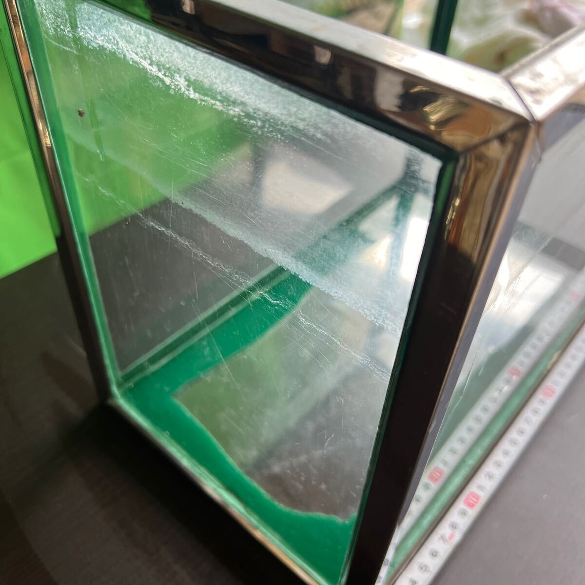 希少 昭和レトロ ステンレス枠 ガラス水槽 35cm レギュラー