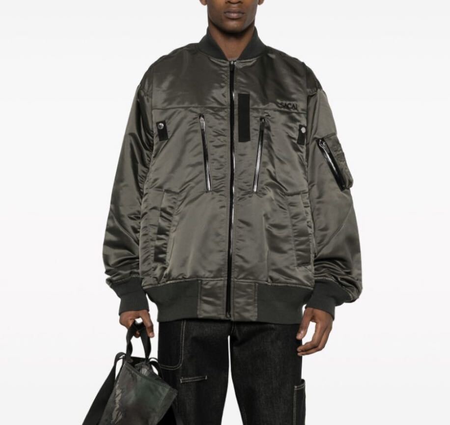 sacai Nylon Twill Blouson 3(L) BLACK 23AW 23-03254M サカイ sacai Nylon Twill Blouson 3(L) BLACK 23AW 23-03254M サカイ