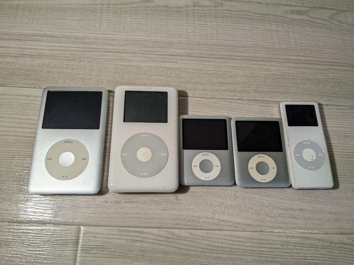 【M696】 iPod おまとめ A1099 30GB A1238 80GB A1236 8GB 4GB A1137 2GB