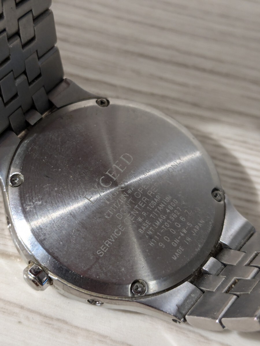 M771 稼働品 CITIZEN シチズン EXCEED エクシード H111-T013627 M771 稼働品 CITIZEN シチズン EXCEED エクシード H111-T013627