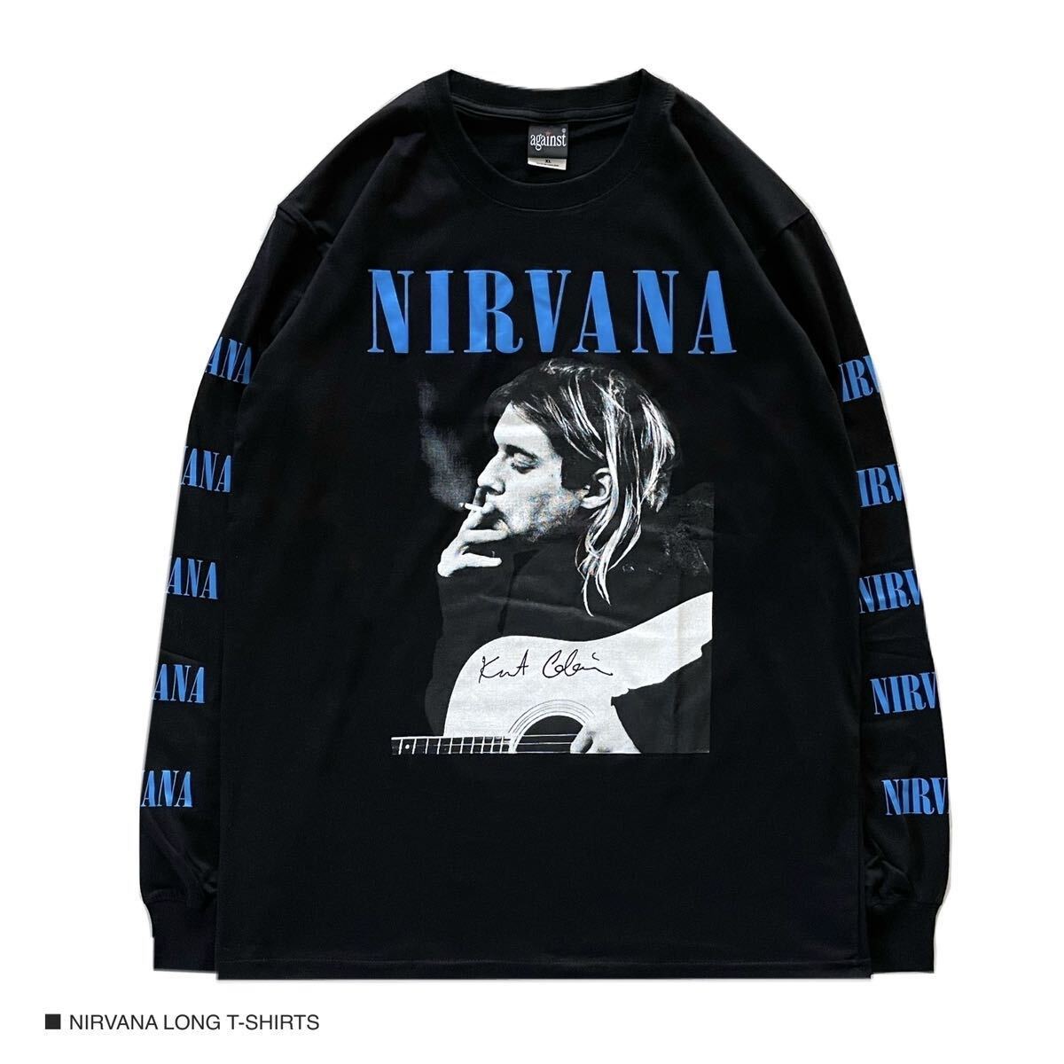 新品 XL NIRVANA カートコバーン ニルヴァーナ 長袖 Tシャツ Yahoo!オークション - NIRVANA ニルヴァーナ XL ロングTシャツ