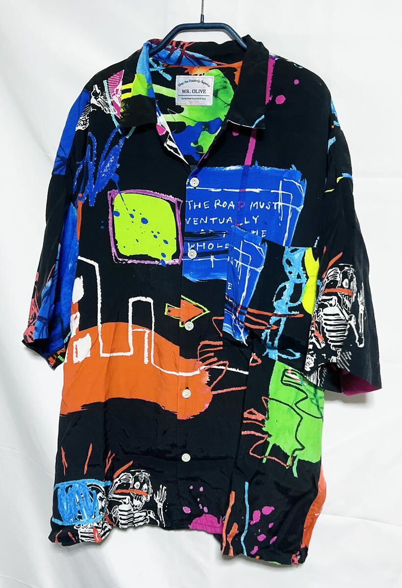 【美品　定価23100円】MR.OLIVE Ayana Inoue 半袖シャツ　ミスターオリーブ　井上 絢名　川谷絵音　ゲスの極み乙女?！REEサイズ