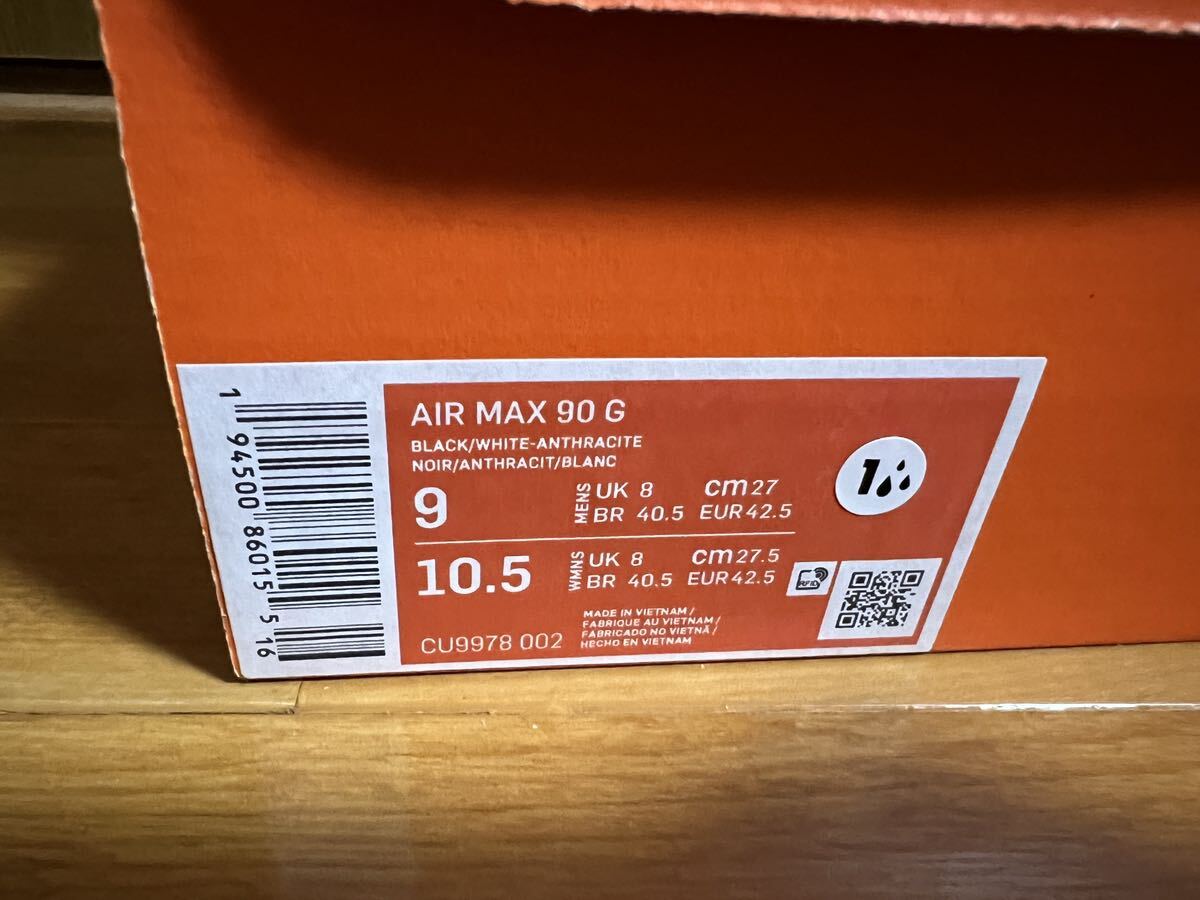 新品 NIKE ナイキ エアマックス 90G ゴルフシューズ 27cm AIR 新品 NIKE ナイキ エアマックス 90G ゴルフシューズ 27cm AIR
