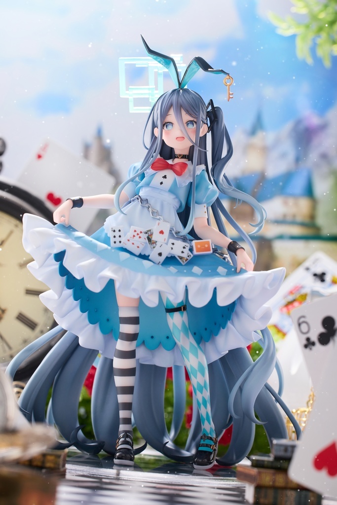 華麗 未塗装未組立 ガレージキット 蒼月アオキ ブルアカ In不思議な国 天童アリス ブルーアーカイブ 暴風中の紙飛行機 ワンフェス WE2024S 2024 その他
