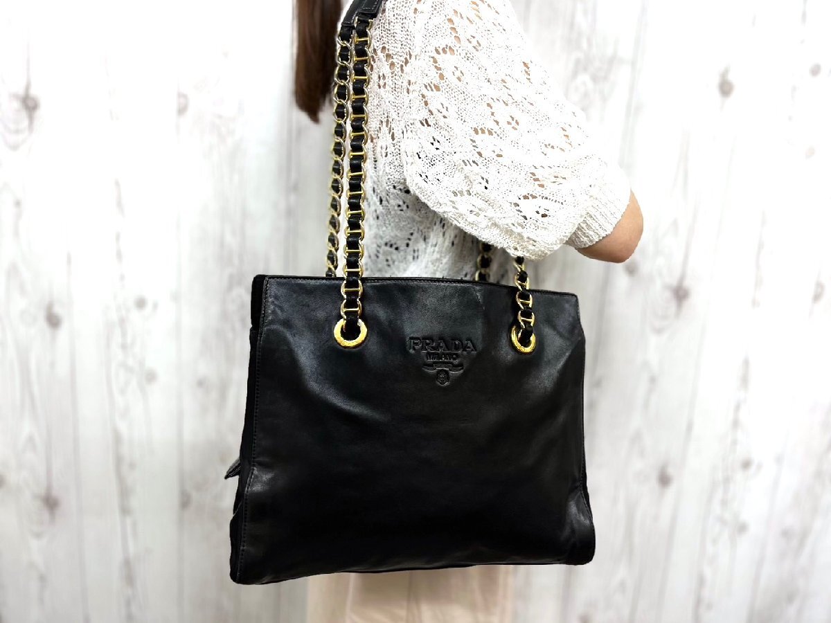 Yahoo!オークション - 極美品 PRADA プラダ テスート ゴールド Yahoo!オークション - 極美品 PRADA プラダ テスート ゴールド