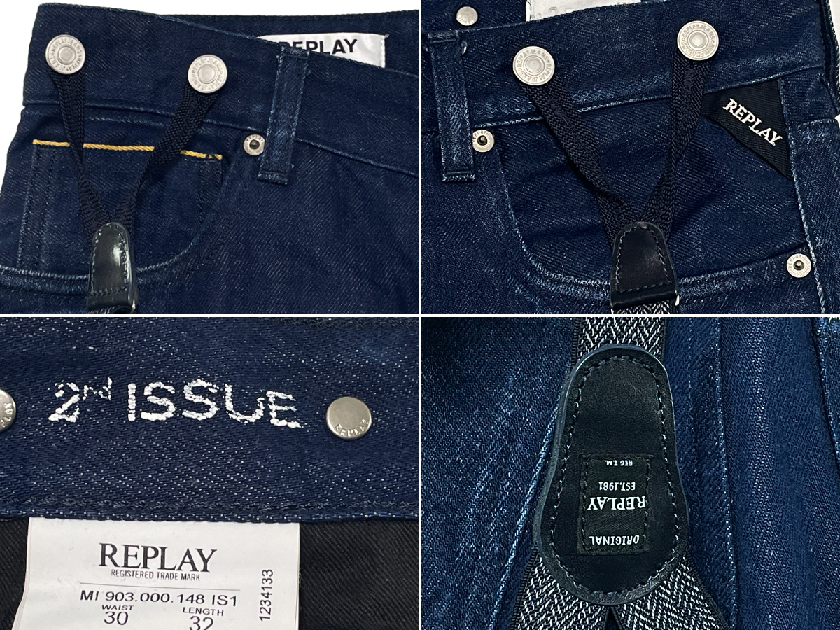 限定版 REPLAY × ISETANコラボ M (約82cm W32相当) 完売品 廃番 限定版 REPLAY × ISETANコラボ M (約82cm W32相当) 完売品 廃番