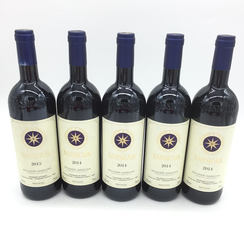 Yahoo!オークション - ワイン2種(SASSICAIA 2014×4 2015×1 Yahoo!オークション - ワイン2種(SASSICAIA 2014×4 2015×1