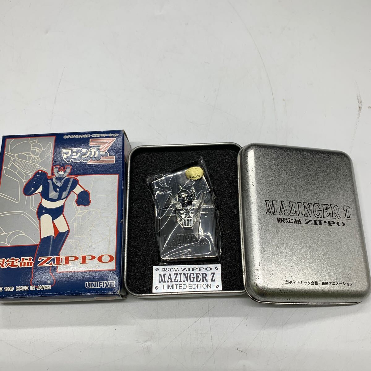 限定品 ZIPPO マジンガーZ マジンガーZ 限定品ZIPPO (Yahoo!オークション - 6-8-82 ZIPPO