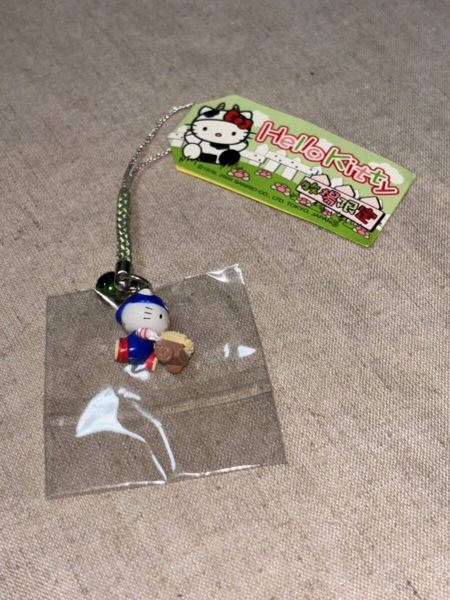 牧場限定ハローキティ荷車根付け