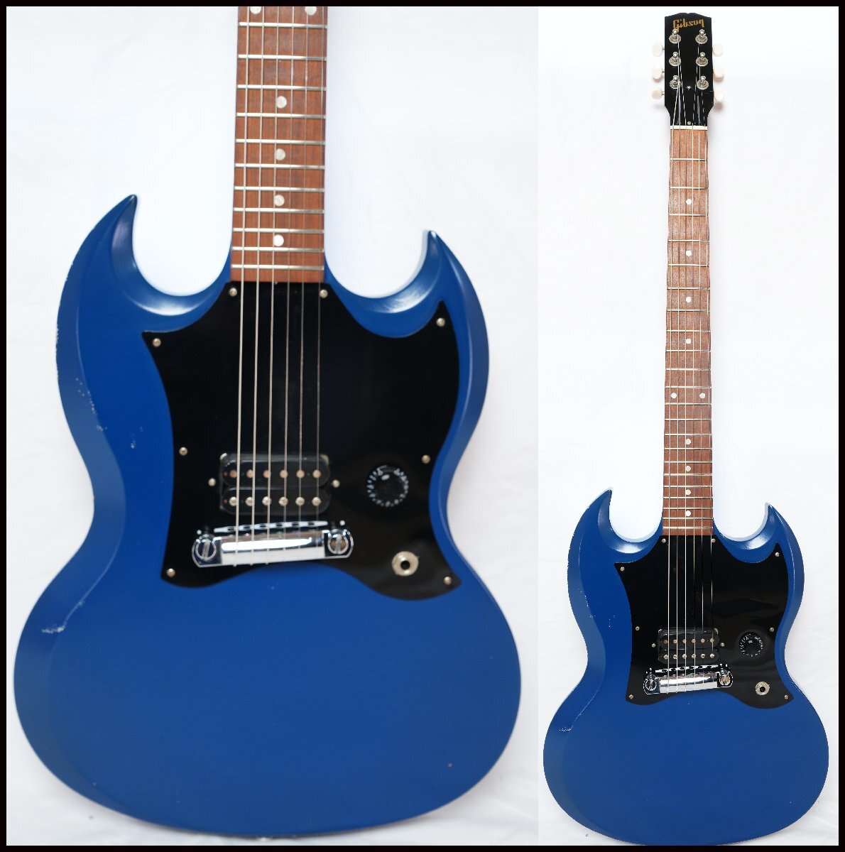 Yahoo!オークション - Gibson Melody Maker SG Satin Blue Yahoo!オークション - Gibson Melody Maker SG Satin Blue