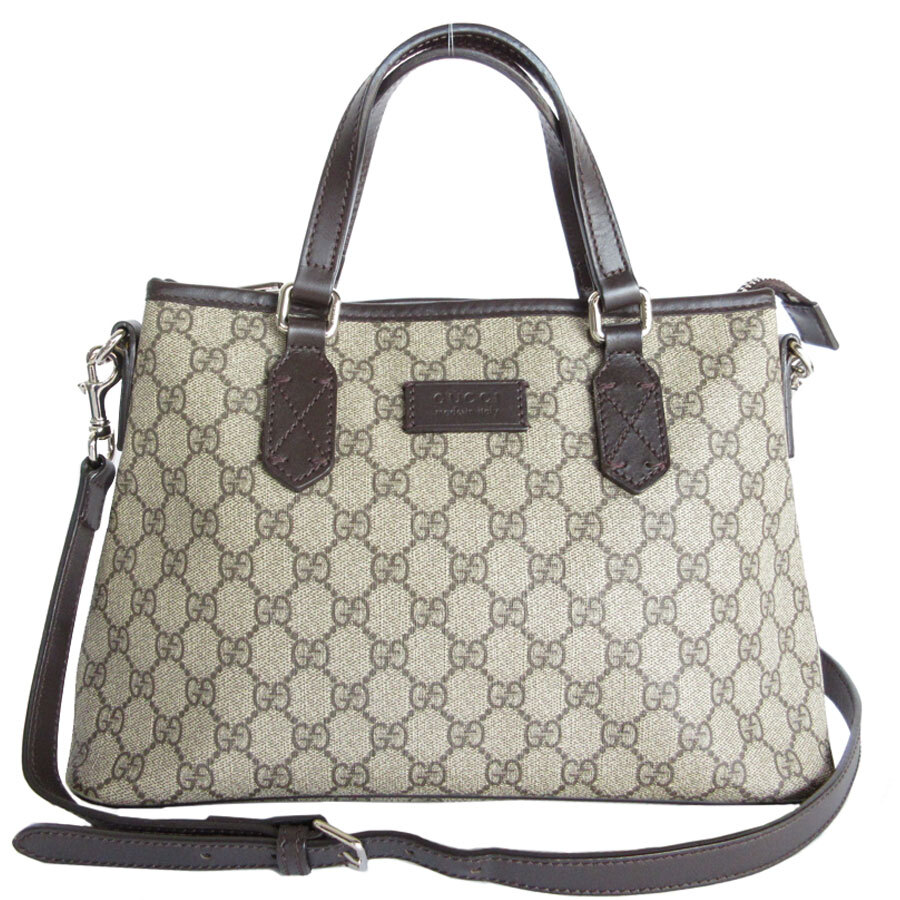 グッチ GUCCI ハンドバッグ 斜め掛けショルダーバッグ GGスプリーム 