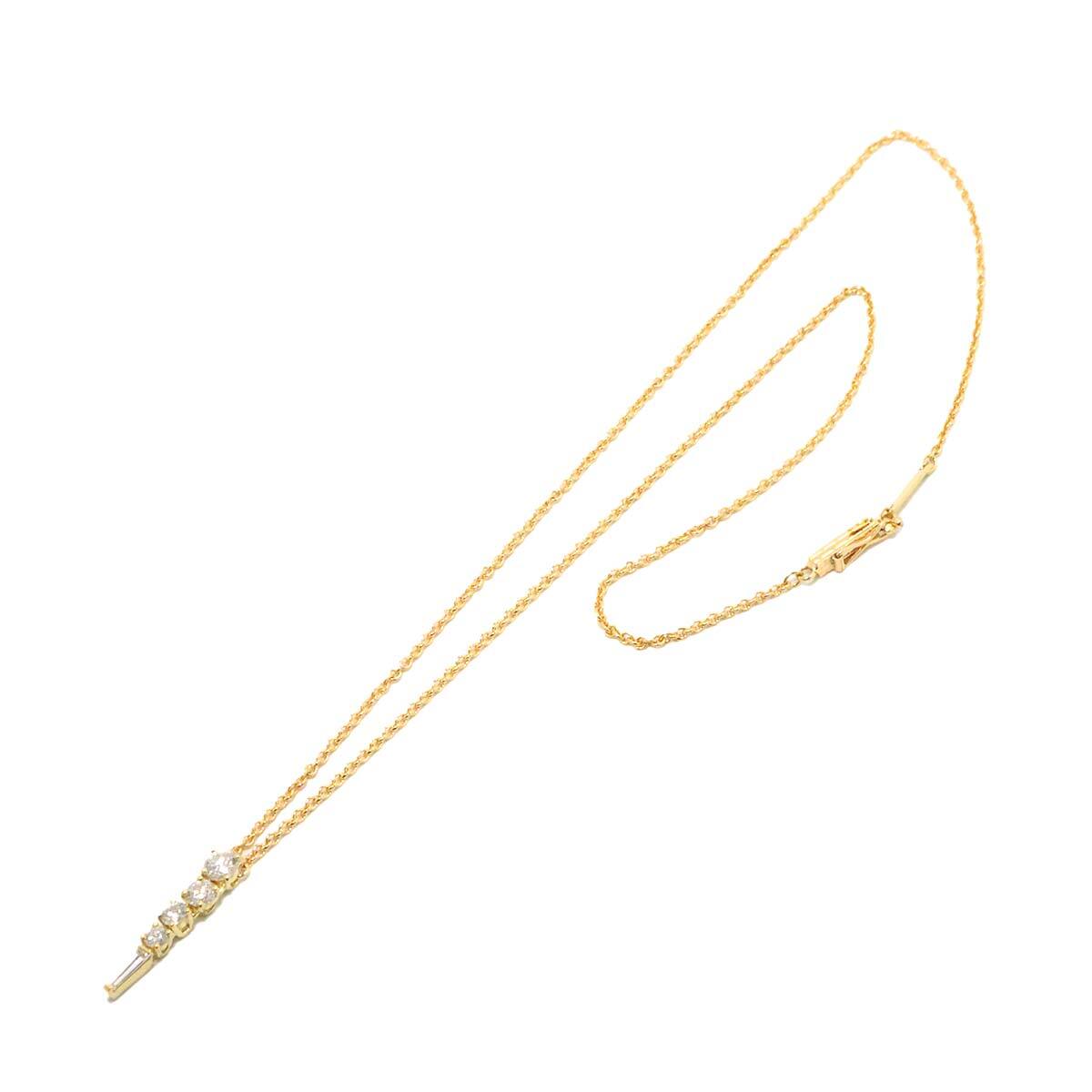 ティファニー TIFFANY&Co. ダイヤ ネックレス 40cm K18 YG ティファニー TIFFANY&Co. ダイヤ ネックレス 40cm K18 YG