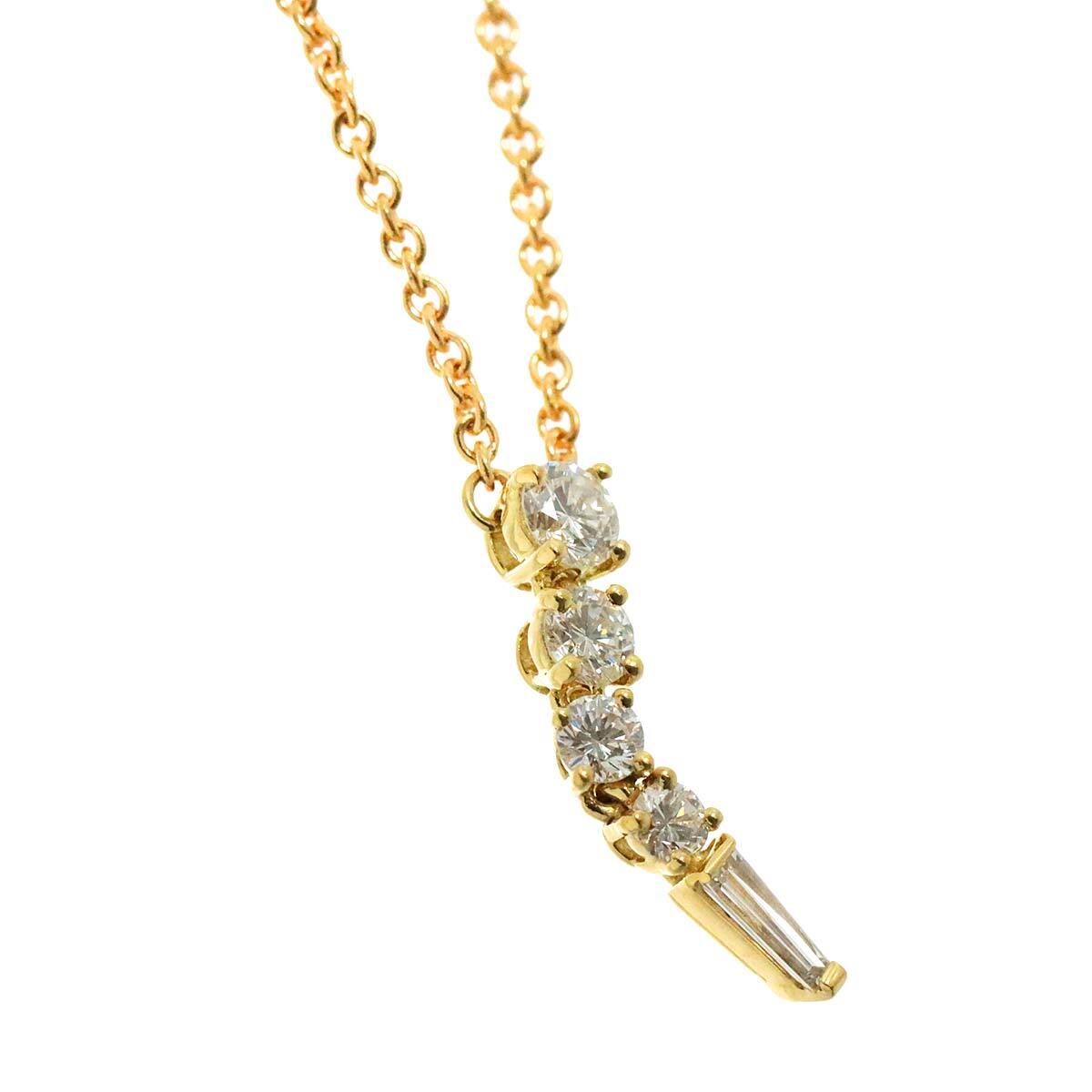 ティファニー TIFFANY&Co. ダイヤ ネックレス 40cm K18 YG ティファニー TIFFANY&Co. ダイヤ ネックレス 40cm K18 YG
