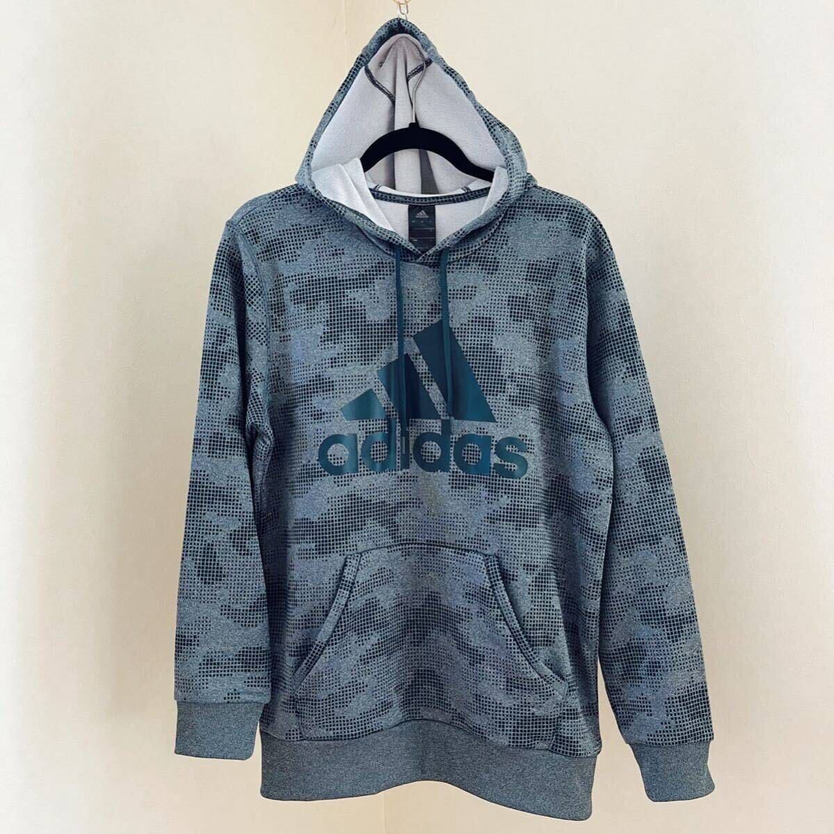 超美品 adidas(アディダス)メンズ プルオーバー パーカー L(T175