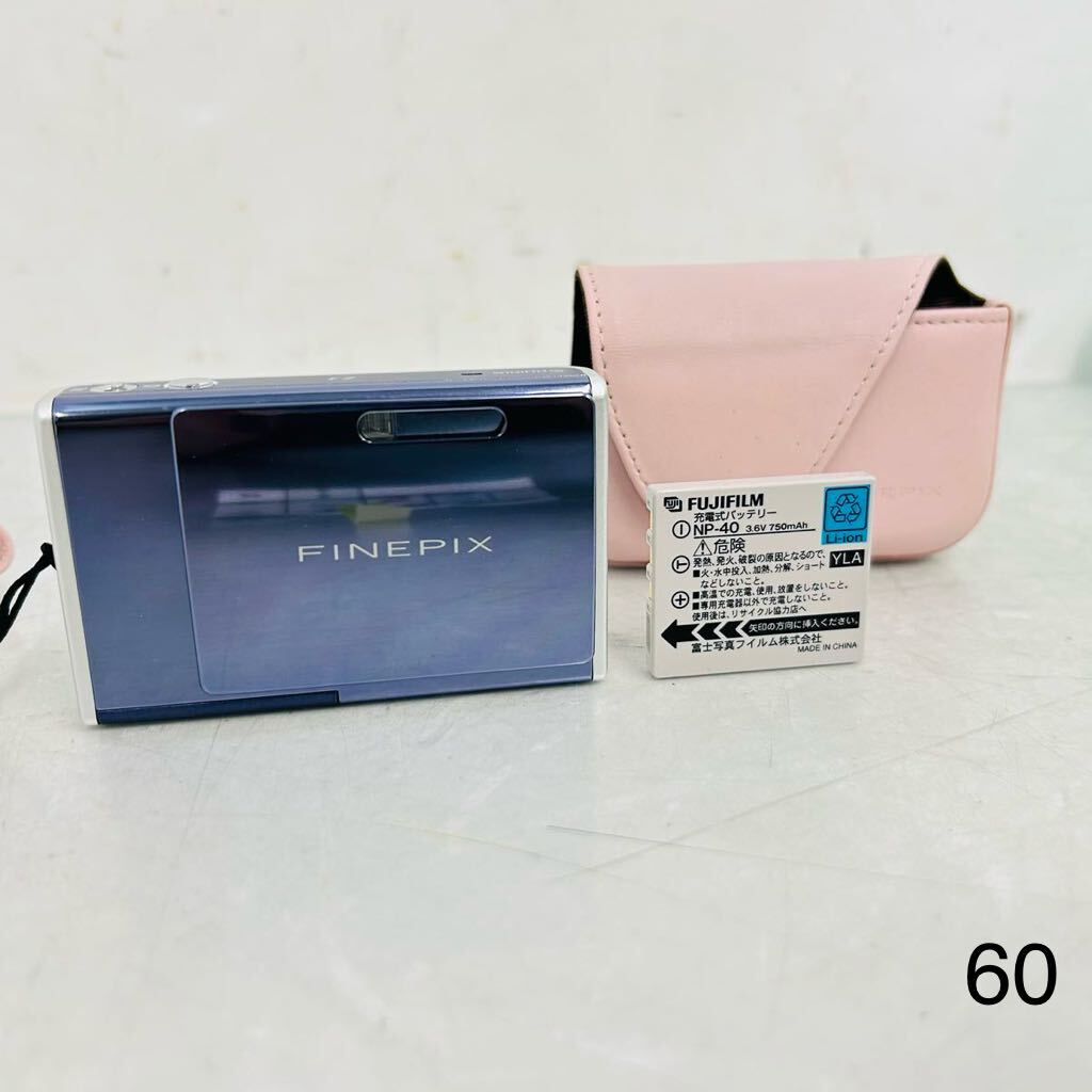 ８SC082 FUJIFILM 富士フイルム FINEPIX Z3 デジカメ バッテリー付き ブルー カメラ 中古 現状品 動作未確認
