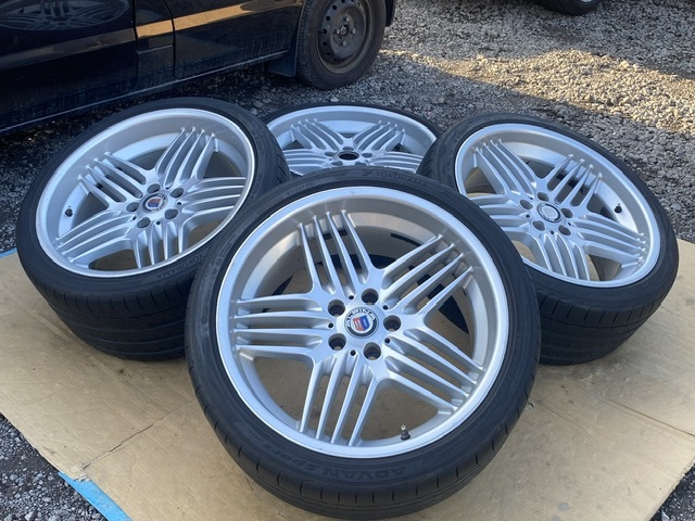 ホイール付タイヤ４本セットBMW X3 X4 7シリーズ 純正アルミホイール アルピナクラシック BBS RD275 3611759 10J+17 9J+17 20インチ PCD120