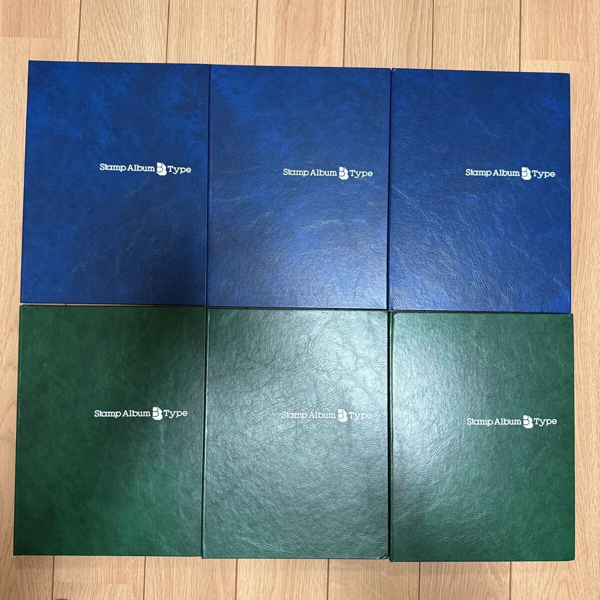 ストックブック　Stamp Album BType テージーSB-30 スタンプアルバム　6冊まとめ　ケース付き　縦約26.8cm横約20cm 台紙8枚16ページ6段　