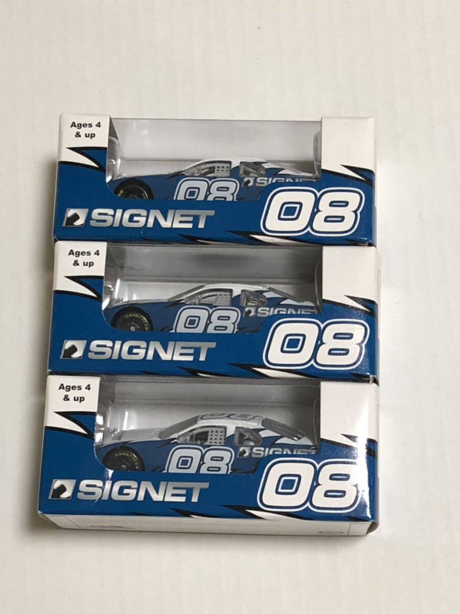 SIGNET シグネット 1/64スケール ミニカー 3個セット NASCAR *ナスカー ダイキャストカー ストックカーレース モデル