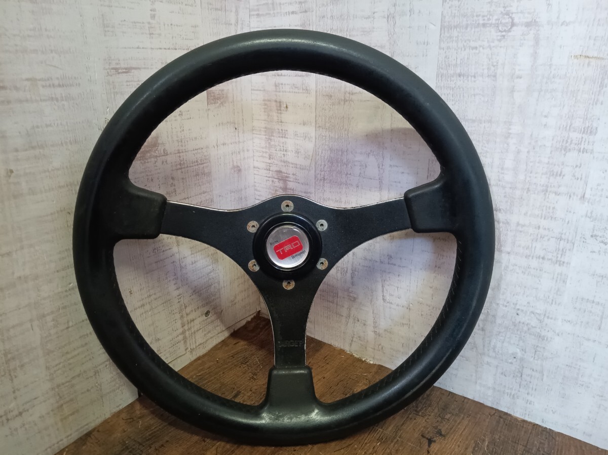 希少　Target ターゲット　ステアリング　ホイール　 ハンドル　TRD racing development ホーンボタン　当時物　旧車　ジャンク