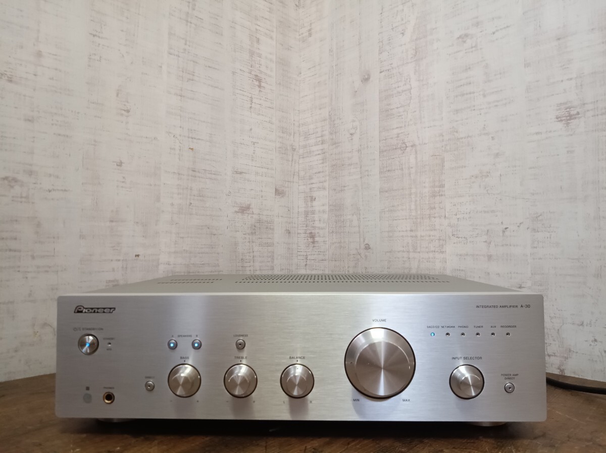 Pioneer パイオニア A-30 プリメインアンプ オーディオ　ステレオ　アンプ　音響機器　機材　ジャンク