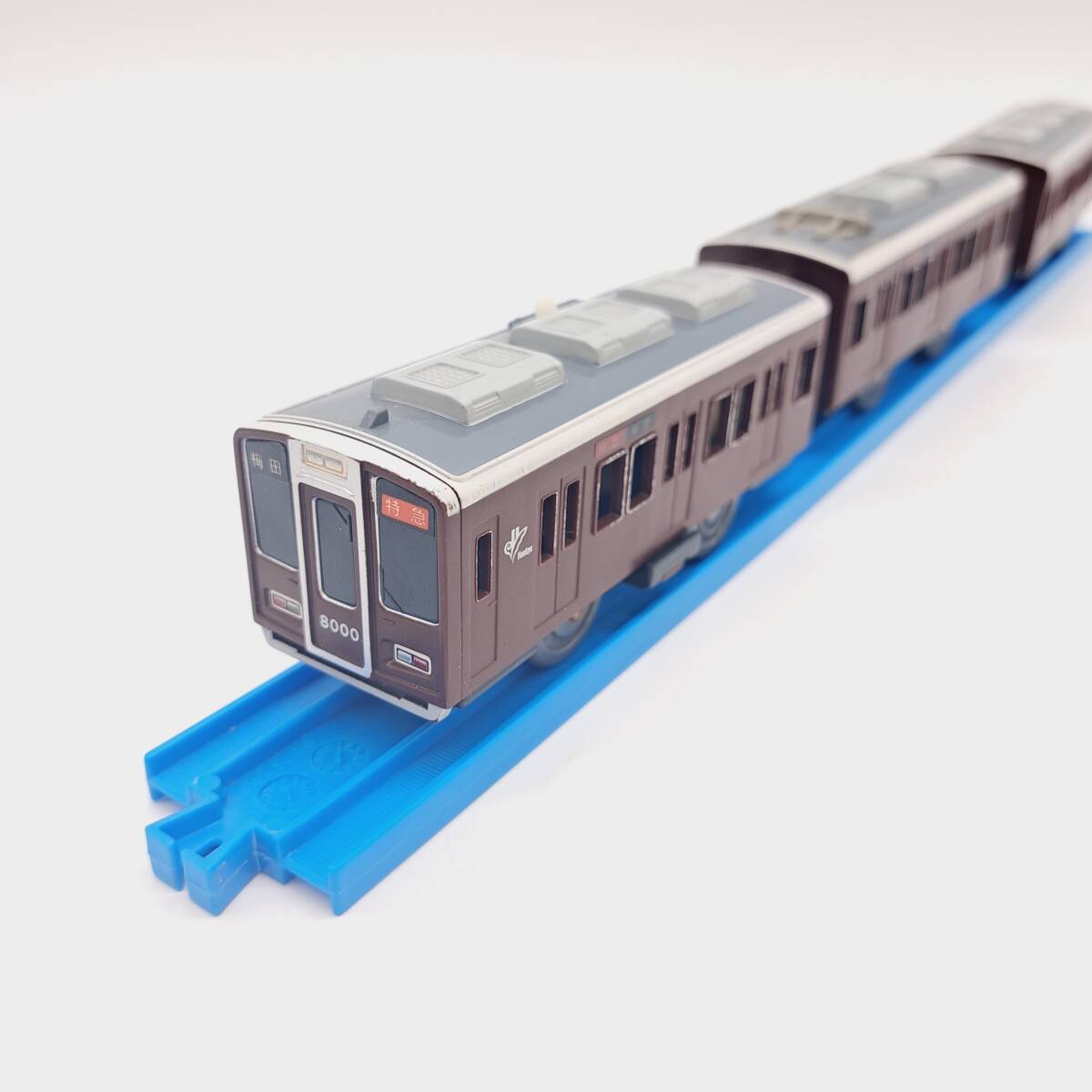 S6394I● プラレール 車両 8000系 阪急電鉄 関西 3両セット TOMY トミー 人気 レトロ 列車 電車 鉄道 新幹線 機関車 コレクション 模型
