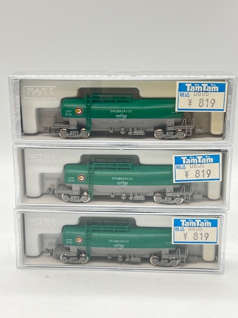 K2465g■【極美品!!】 KATO カトー Nゲージ 8037-2 タキ1000 日本石油輸送色 3両 セット 鉄道模型 関水金属 貨物列車 ■