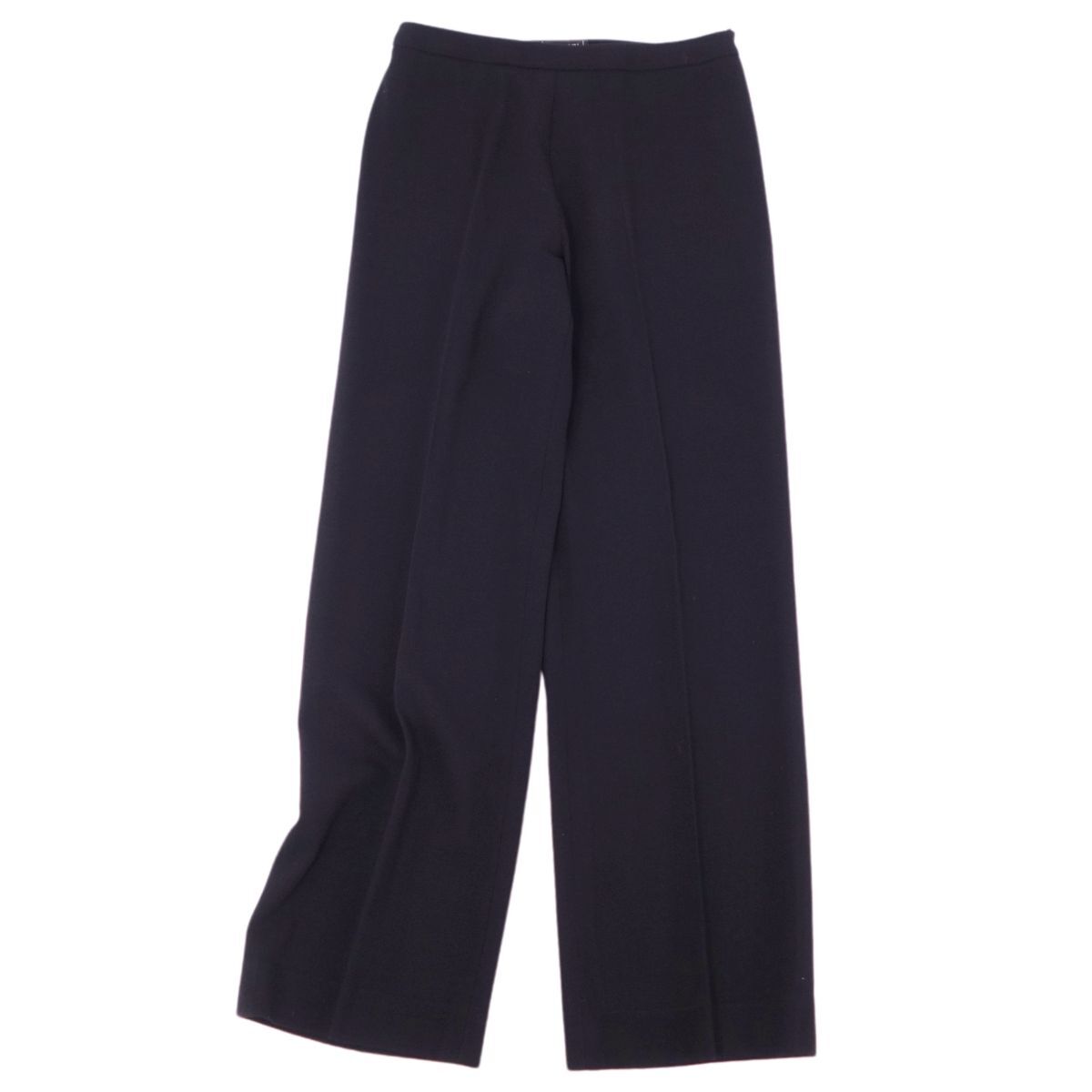 シャネル CHANEL 03C パンツ ロングパンツ 無(wú)地 ウール ボトムス レディース 40(M相當(dāng)) ブラック cf07do-rm10f11036