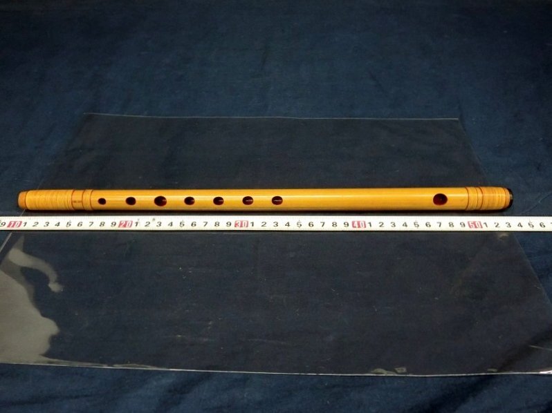 L0521 喜月 篠笛 全長43.5cm 笛 竹笛 和楽器