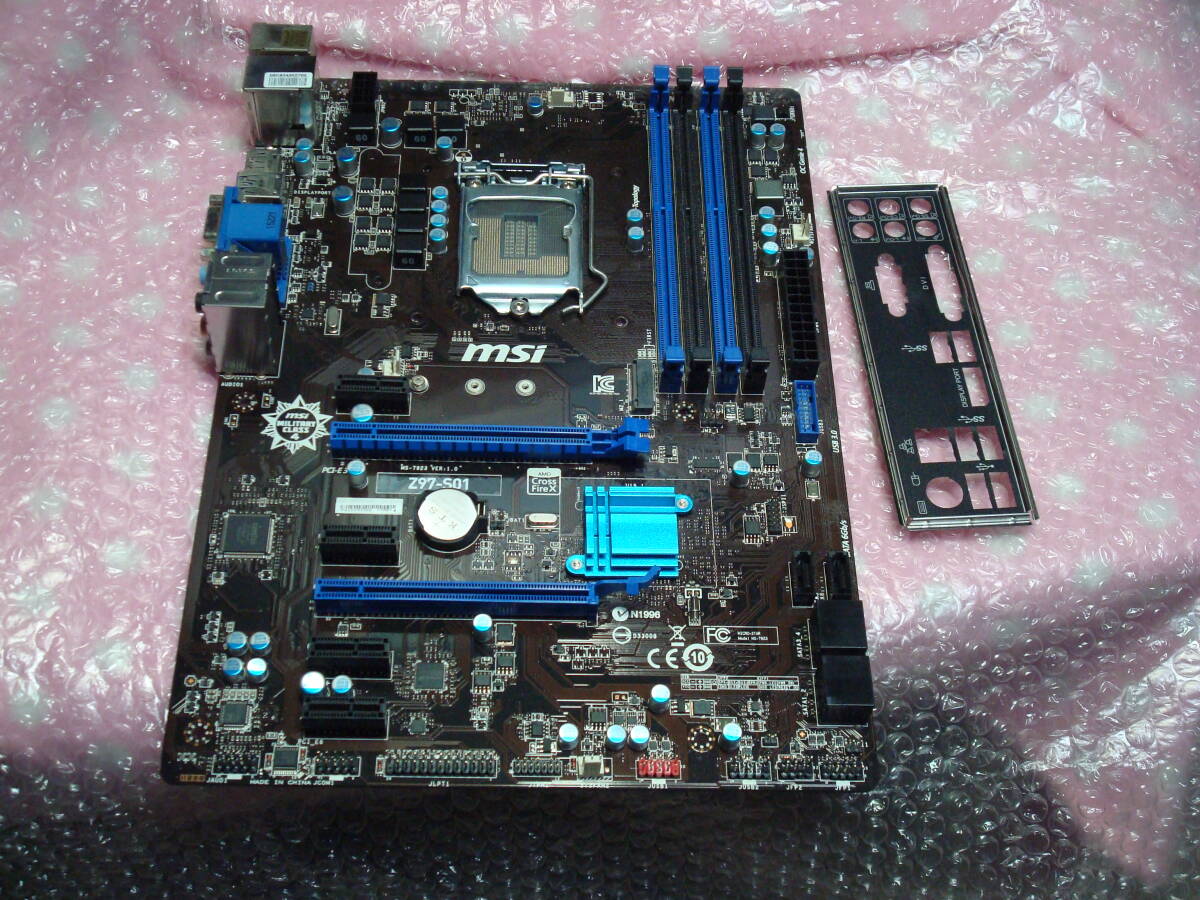 msi LGA1150用 第四世代CPU対応マザーボード Z97-S01 完動品 Win10デジタル認証済 送料無料|Yahoo!フリマ(旧PayPayフリマ) msi LGA1150用 第四世代CPU対応マザーボード Z97-S01 完動品 Win10デジタル認証済 送料無料|Yahoo!フリマ(旧PayPayフリマ)