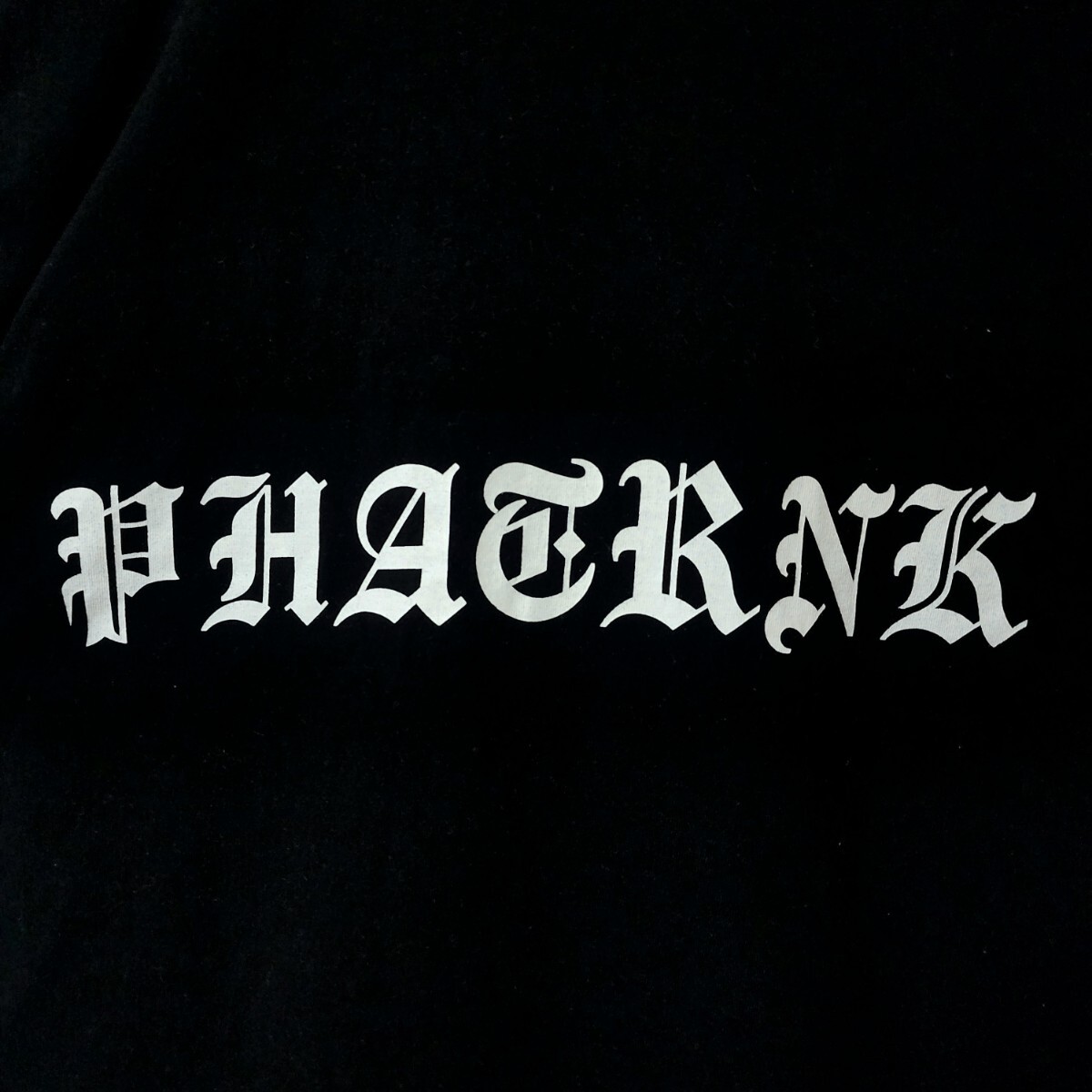PHATRNK ファットランク Tシャツ ブラック Pロゴ バックロゴ PHATRNK ファットランク Tシャツ ブラック Pロゴ バックロゴ